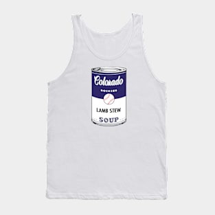 Colorado Rockies Soup Can Tank Top